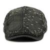 HT4728 Men Beret Women New Spring Summer Washed Denim Cap Artist Painter Beret Hat Adjustable Ivy Flat Cap Male Female Beret Cap