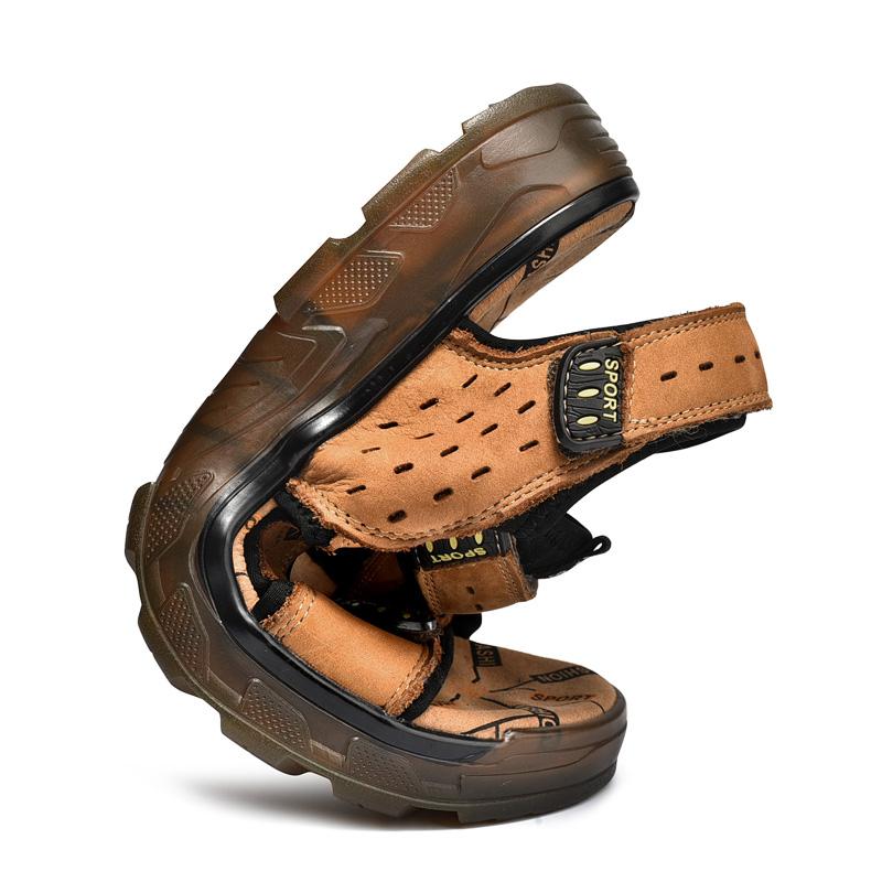FashionSummer Outdoor sandals Men Beach Garden Casual Shoes High Quality Breathable Comfortable Sandals Hiking Chaussure Shoes Men
