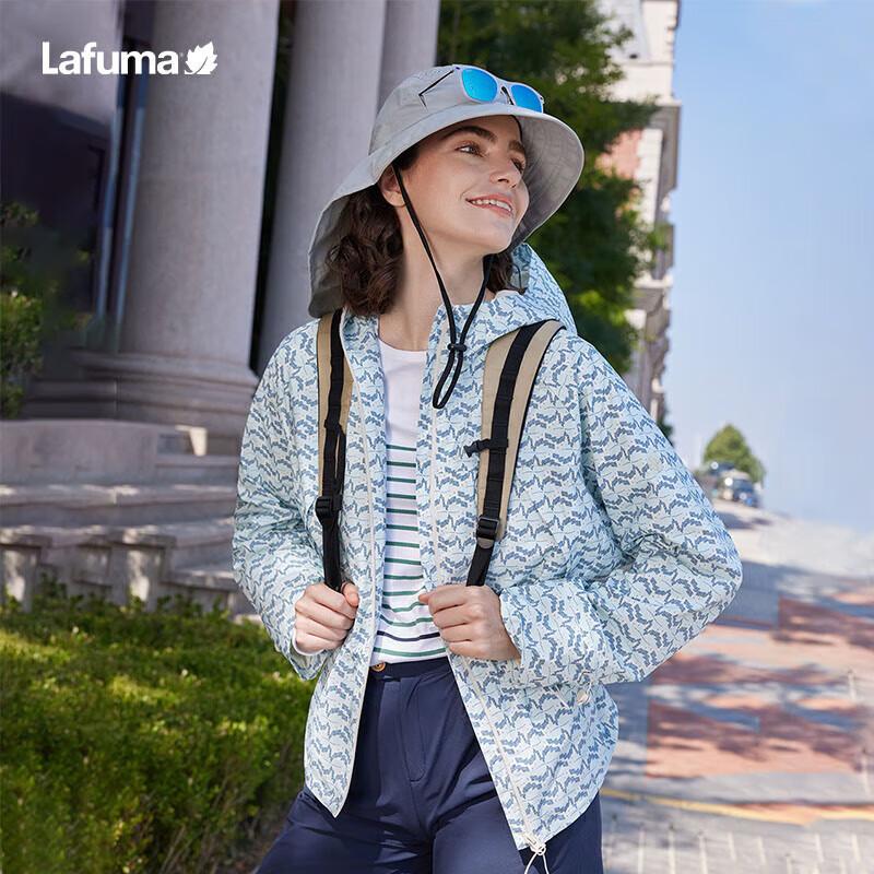 LAFUMA Women s Printed Water-Repellent Lightweight Hooded Jacket 42