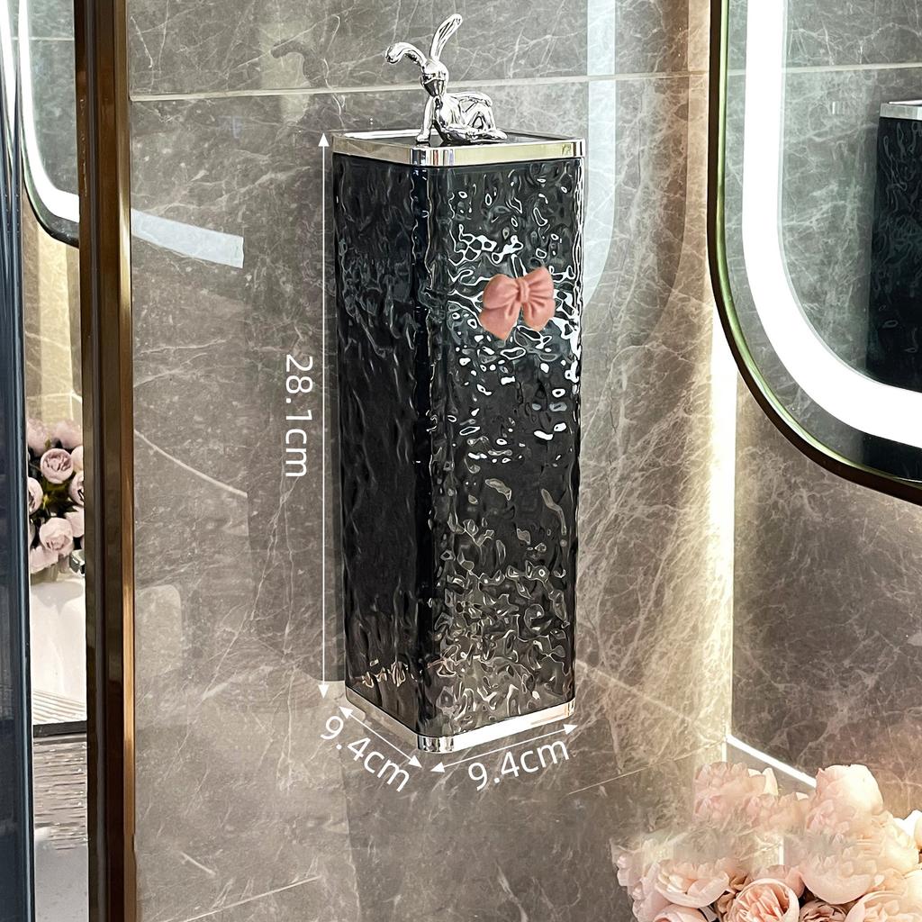 Leve Luxo Descartável Copo Copo Picker Papel Copo Suporte Livre de Furos Montado Na Parede À Prova de Poeira Prateleira De Armazenamento De Plástico Copo Suporte