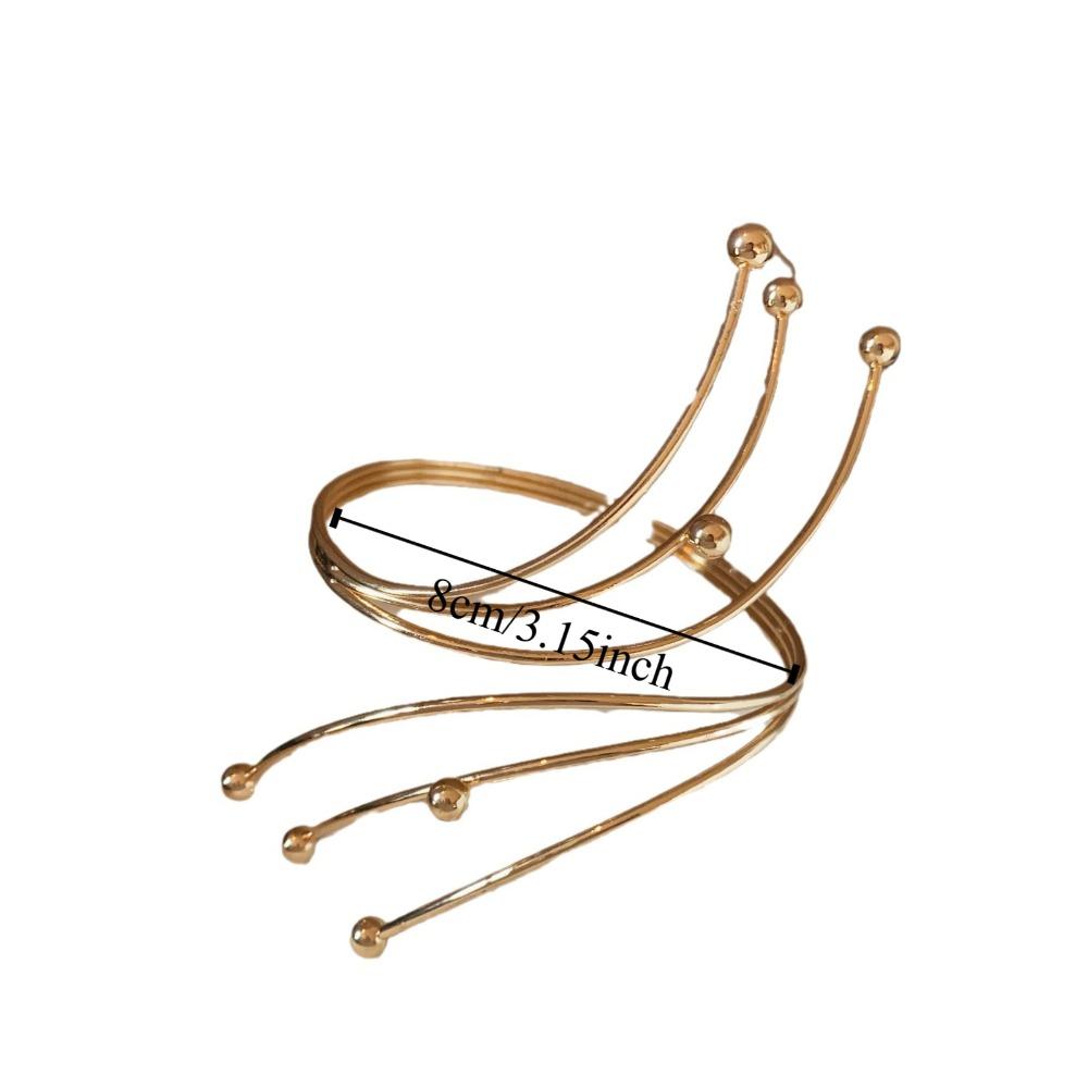 Adjustable Opening Cuff Bracelets Zinc Zinc Alloy Circle Upper Arm Bracelet Star Armband Arm Chain  Girls