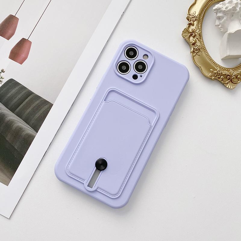Phone Case For iPhone 17 Pro Max 16E 16 15 14 13 12 Mini 11 Pro Max Fashion Wallet Card Holder Soft TPU Phone Case Cover