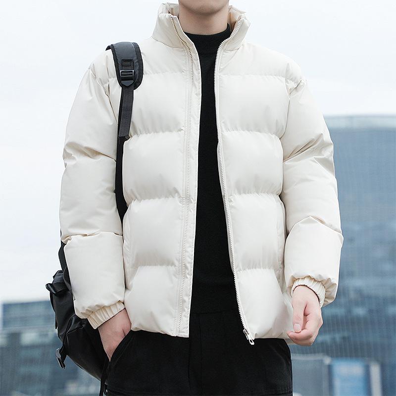 Cotton-padded Men's Autumn and Winter Jackets, Fashionable Outdoor Winter Clothes, Thickened Cold-proof Youth Cotton-padded Clothes