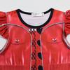 Cartoon Digital Printing Clothing Cosplay Middle And Old Children'S Flying Sleeves Dress + Bag 2638