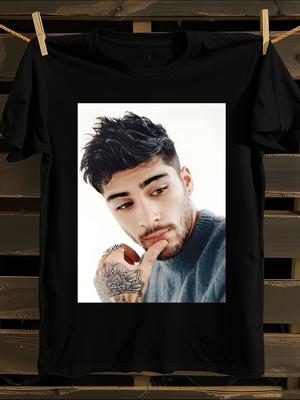 Zayn Malik Signature Face Tattoo Print Tshirt