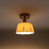 Retro Japanese Brass Glazed Ceramic Pendant Light for Bedroom, Dining, Bar, or Bay Window