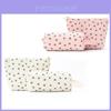 Fluffy Corduroy Makeup Bag With Heart Pattern Large Capacity Travel Organizer For Women And Men