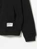 Beams Heart Men's Printed Cardboard MA-1 Sweatshirt (Moisture-Wicking, Quick-Drying, and Pill-Resistant), Black, Size M