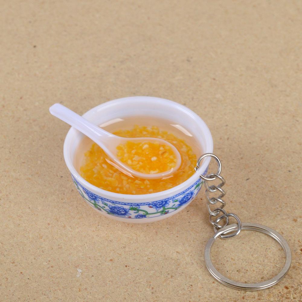 Douyin Live DIY Food Model Keychain: Children's Chinese Style Role-Play Toy Gift