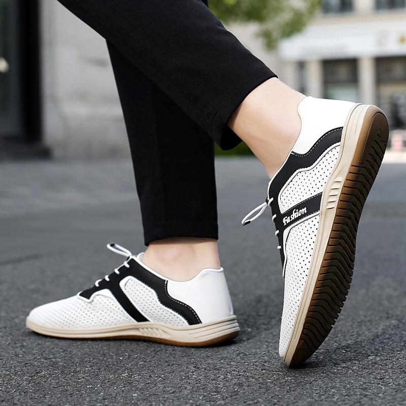 Fashion Outdoor lightweight elastic band design  casual classic breathable Soft Bottom walking  shoes fashionable round-toe sports shoes