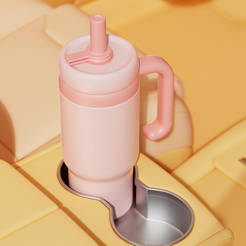 Stainless Steel Whale Fountain Tumbler with Handle Whale Water Cups with Straw 710ML Leak Proof Water Bottle for Kids Adults