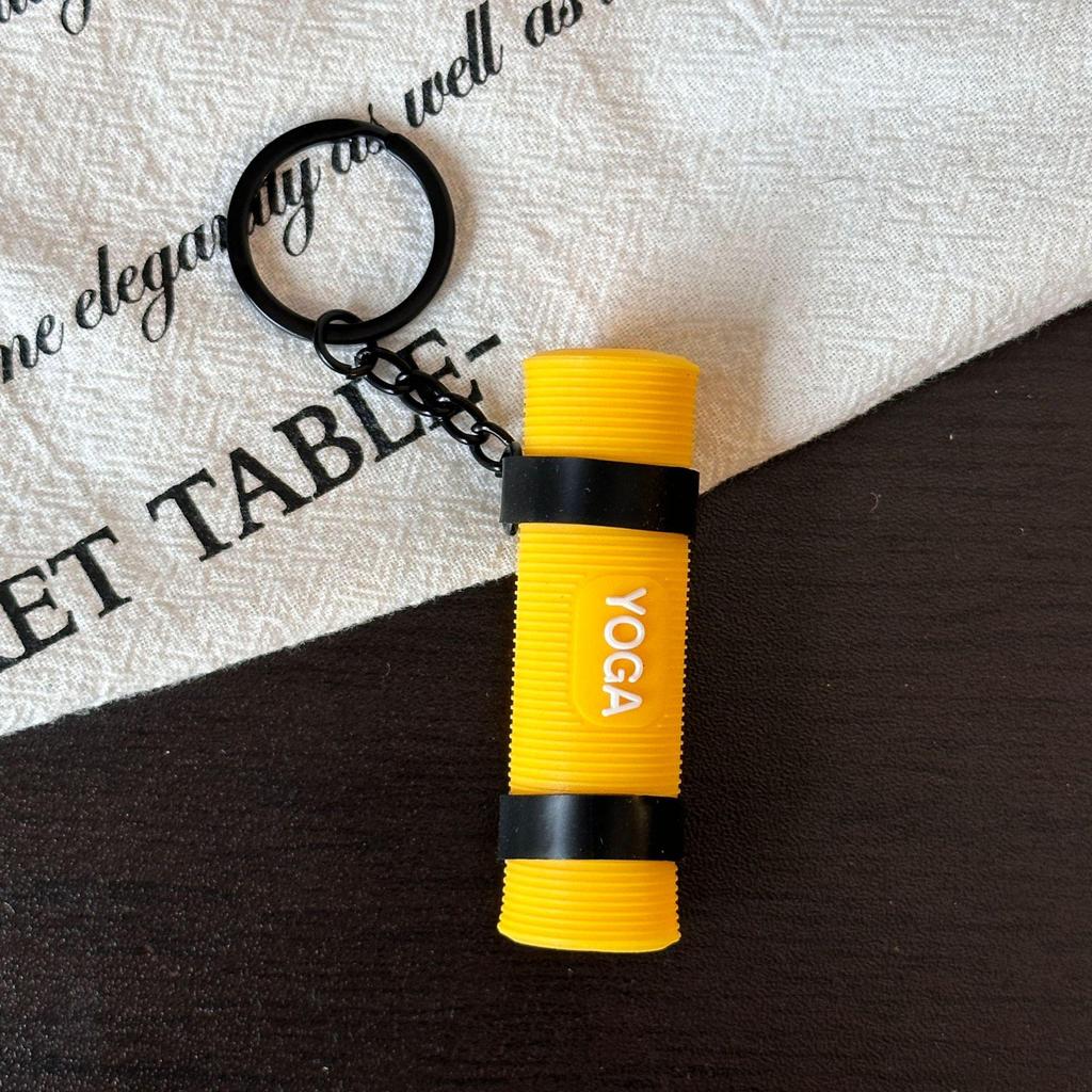 Miu Series Mini Barbell & Dumbbell Plate Keychain Bag Charm