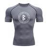 Men's Compression Athletic T-Shirt, Vintage Rune Symbol Prin
