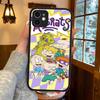 Funny Cartoon R-Rugrat Phone Case For IPhone 16 15 14 11 12 13 Pro Max Plus 12 XS Max Back Cover Matte Case