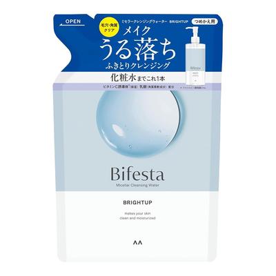 Mandom Bifesta Мицеллярная вода для снятия макияжа Bright Up Сменный блок 360 мл Без масел Без отдушек