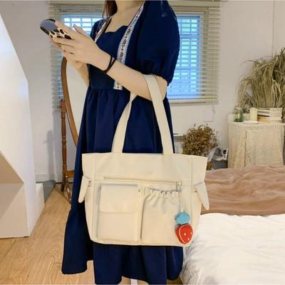 Bag Women Messenger Bag Preppy Student Book Bag Nylon Shoulder Bags Commuter Handbag
