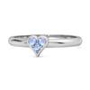 Moonstone Heart Cluster Ring - 925 Sterling Silver