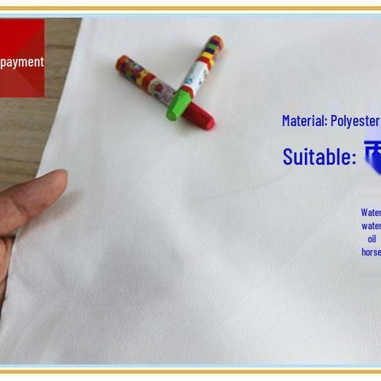 Детский 100-метровый белый холст для граффити: Длинный свиток для акварельной живописи