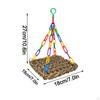 Bird Cage Accessories with Parrot Lounger And Handmade Swing for Macaw Parakeet Finches