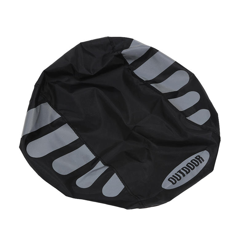 1 Pcs Bike Helmet Rain Cover With Reflective Polyester Strip Waterproof Windproof Covers High Visibility Cycling Ride Gear