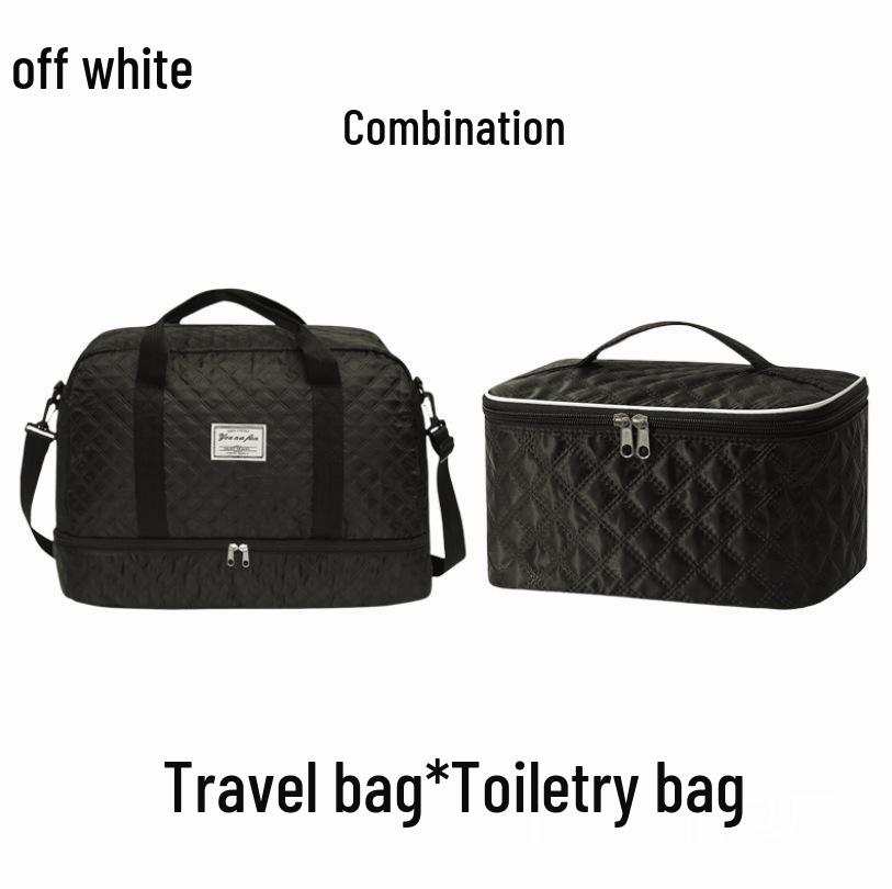 Large Capacity Travel Bag with Wet/Dry Separation for Business Trips, Sports, and Yoga