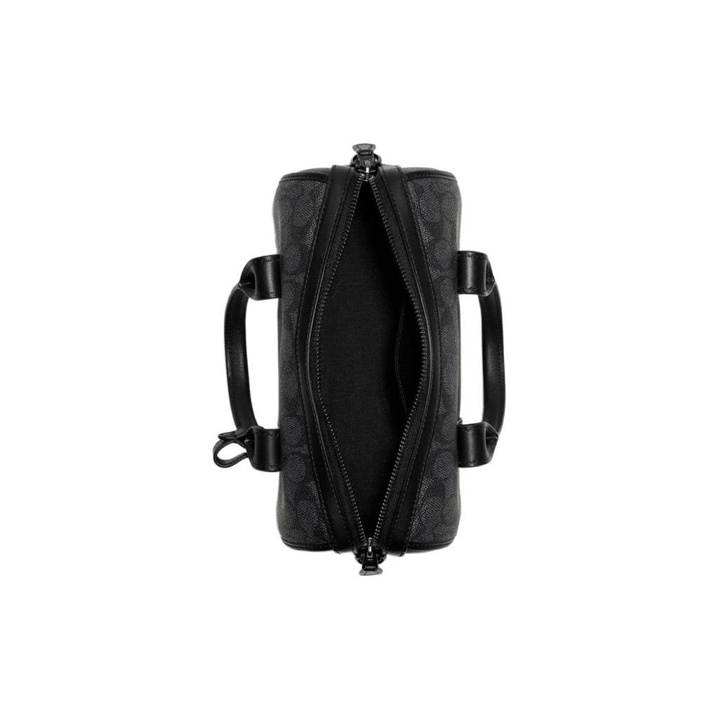 New COACH Gotham Coated Canvas Handbag, Shoulder Bag, Crossbody Bag Medium Size Men's Lead Gray CA186-CHR