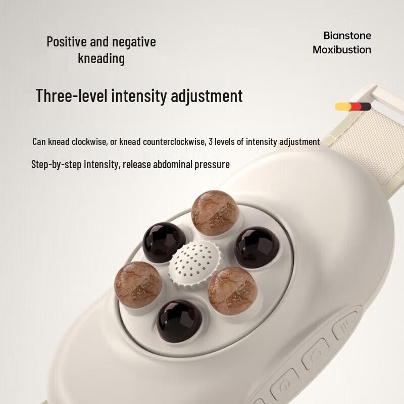 CLORIS Automatic Abdominal Massager with Bianstone & Moxibustion