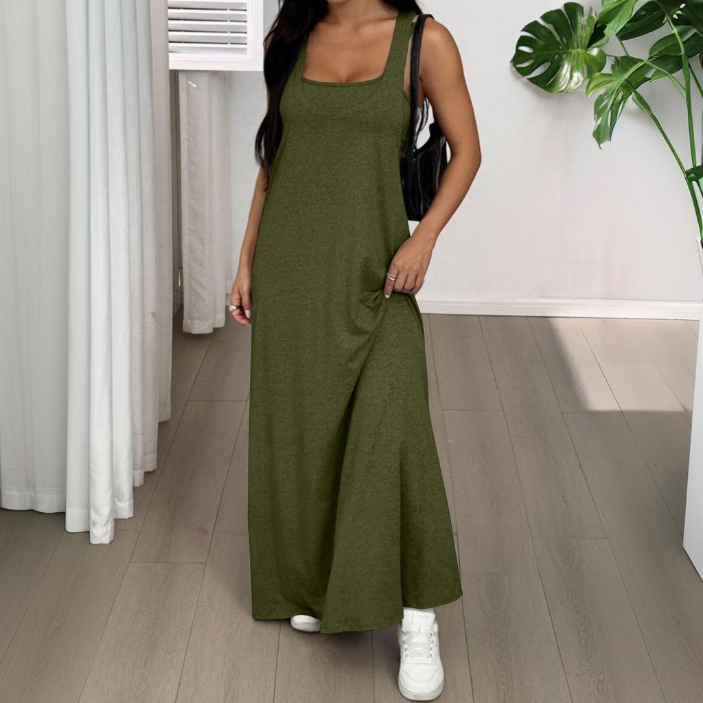 Completo da Donna Due Pezzi Abito Canotta Casual Largo Senza Maniche Outfit Estivo Tessuto Leggero Morbido Vestibilità Comoda