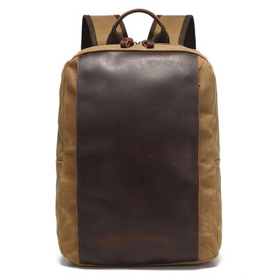 Rucksack Herren- und Damenrucksäcke Outdoor-Sport-Reisetasche Gewachste Leinwand Wasserdichte Reise-Computertasche