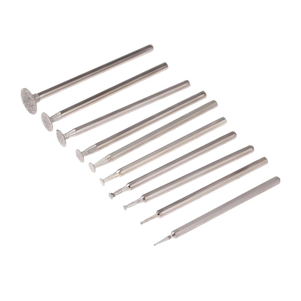 Grinding Heads Stone Jade T-style 10pcs Carborundum