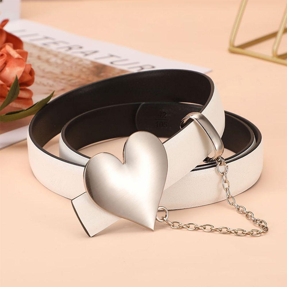 

Fashion Punk Leather PU Jeans Suit Chain Women Belt Waistband Waist Belt Girdle