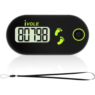 Podómetro para Caminar, Mini Podómetro, Podómetro 3D, Podómetro Preciso con Clip y Cordón, Podómetro Simple, para Caminar, Correr, Deportes