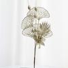 Christmas gold powder lily fan leaf decoration branch Christmas tree plug-in atmosphere supplies simulated branch berry decoration