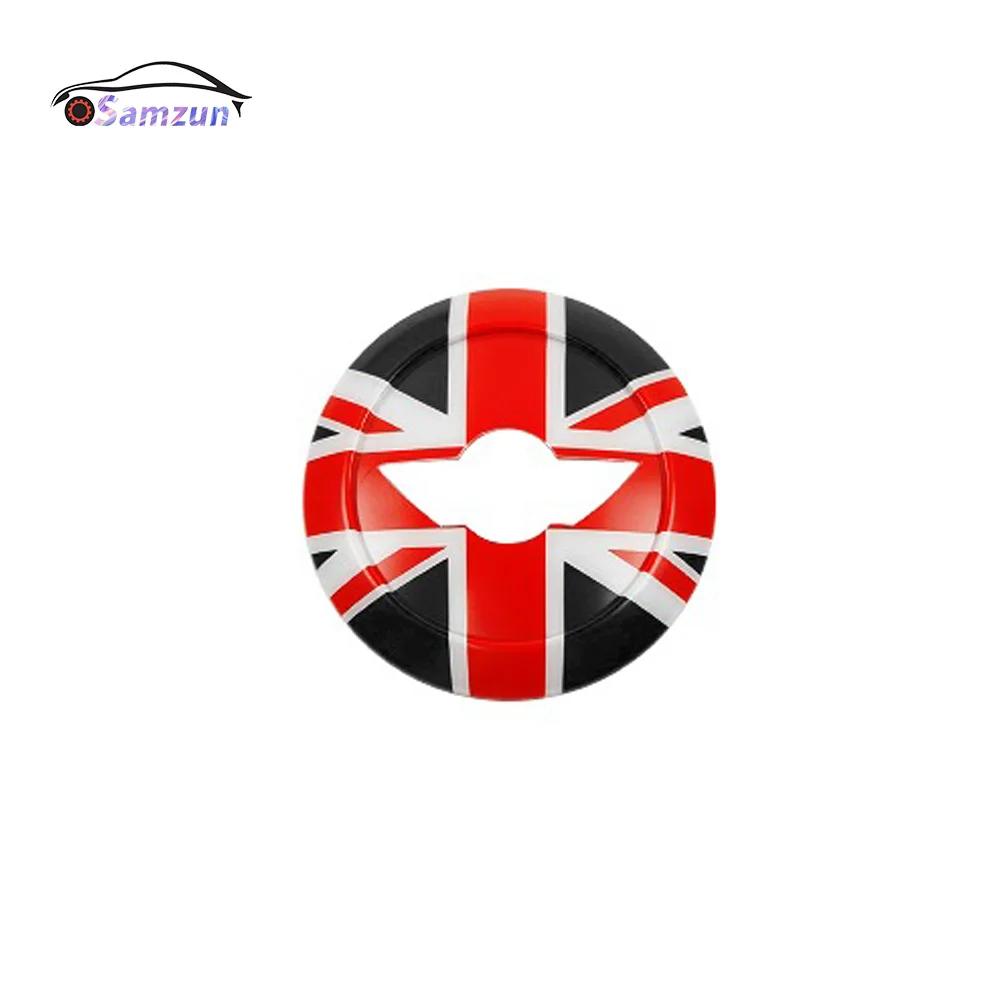 For MINI Cooper R50 R52 R53 Interior Trim Sticker Accessories Car Steering Wheel Center Cover Styling Decoration Middle Panel