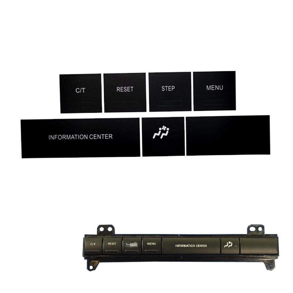 

Information Center Button Repair Stickers For Jeep Cherokee Commander 2005-2009