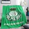 1Pc Palmeiras Print Flannel Blanket High Quality Warm Comfortable Cover for All Seasons Perfect for Gifts Home Decor