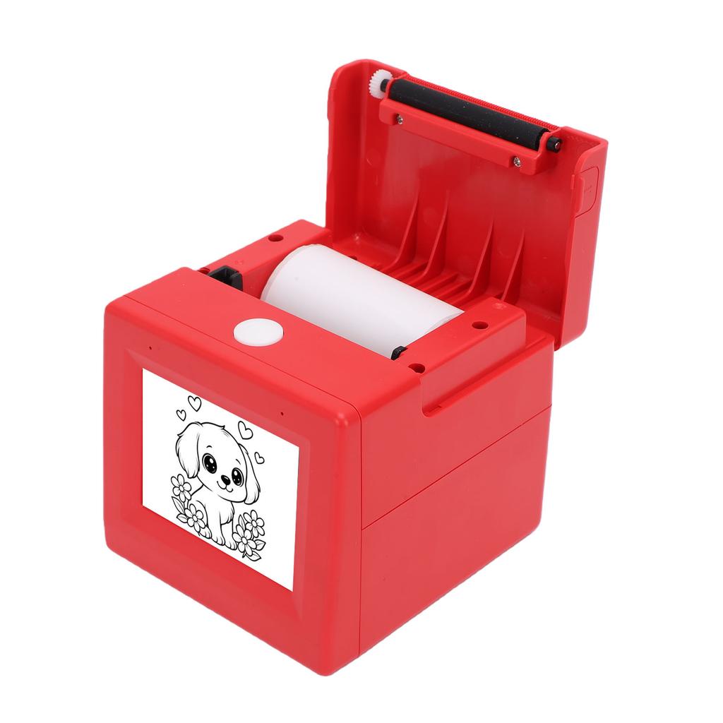 Cutie imprimantă vocală AI inteligentă cu afișaj de 2,8 inci, maker de stickere portabil fără cerneală, mini imprimantă termică pentru acasă, școală
