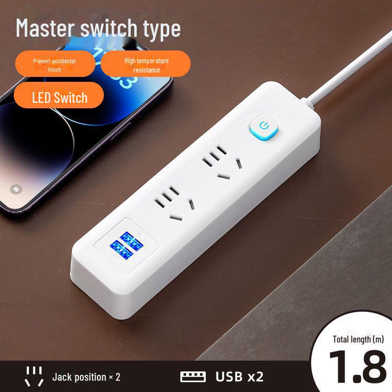 Bandă de alimentare inteligentă Xiaomi cu USB, extensie multifuncțională, priză pentru comutator pentru biroul de acasă