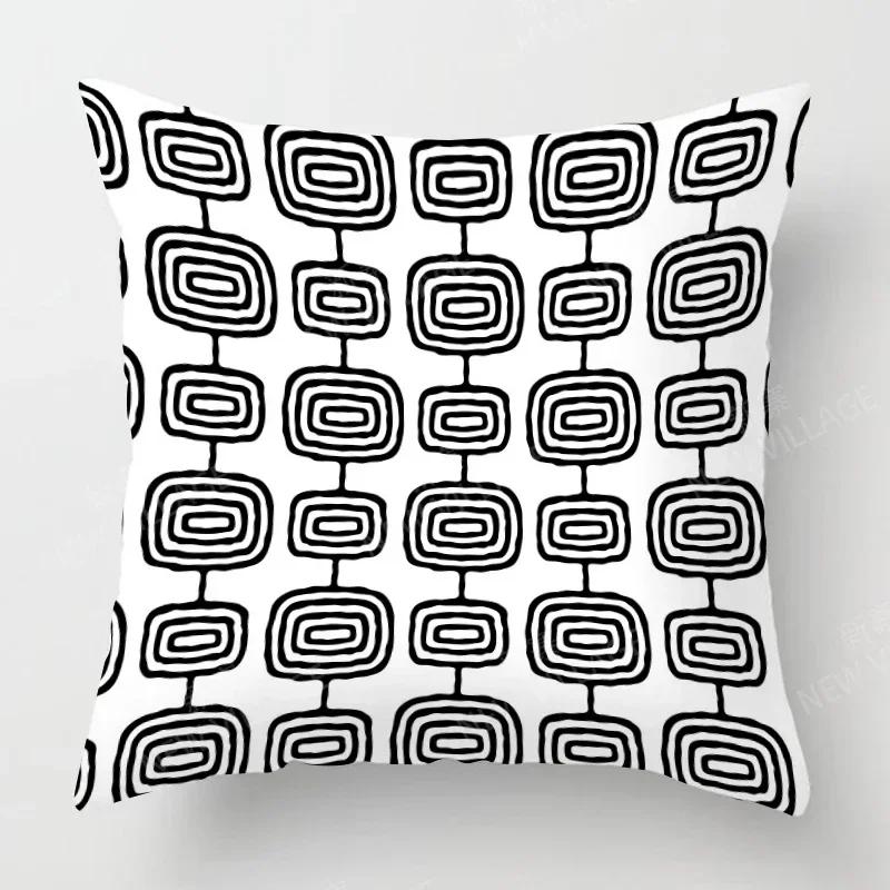 Nordic Fall Home Decor Autumn Throw Pillow Case Sofa Cushion Cover Modern