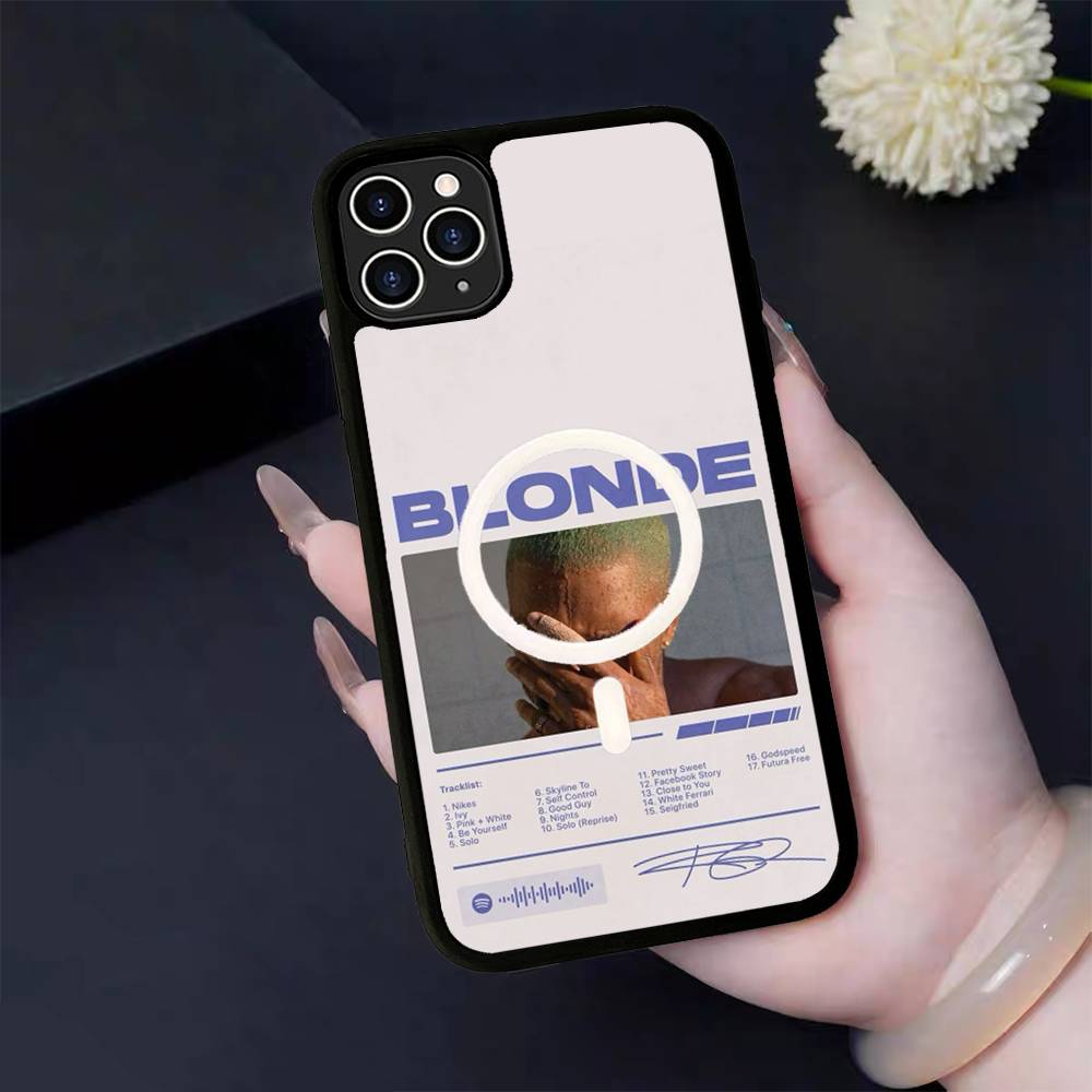 Album F-Frank O-Ocean Rap For Magsafe Magnetic Phone Case For IPhone 17 16 Pro Max 15 Plus 14 13 12 11 Cover