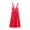 European and American Style, New Women's Clothing, Foreign Style, Classic Knot Buckle Striped Dress 2680311