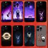 Game H-Hollow Knight Phone Case For iPhone 16,15,14,13,12,11,Pro,XS,Max,XR,Plus,E,Mini Black Shockproof Cover