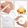 3 pcs Foundation Spatula Makeup Spatula Stainless Steel Professional Makeup Spatulas for Even Application of Foundation Tiny Facial Beauty Palette