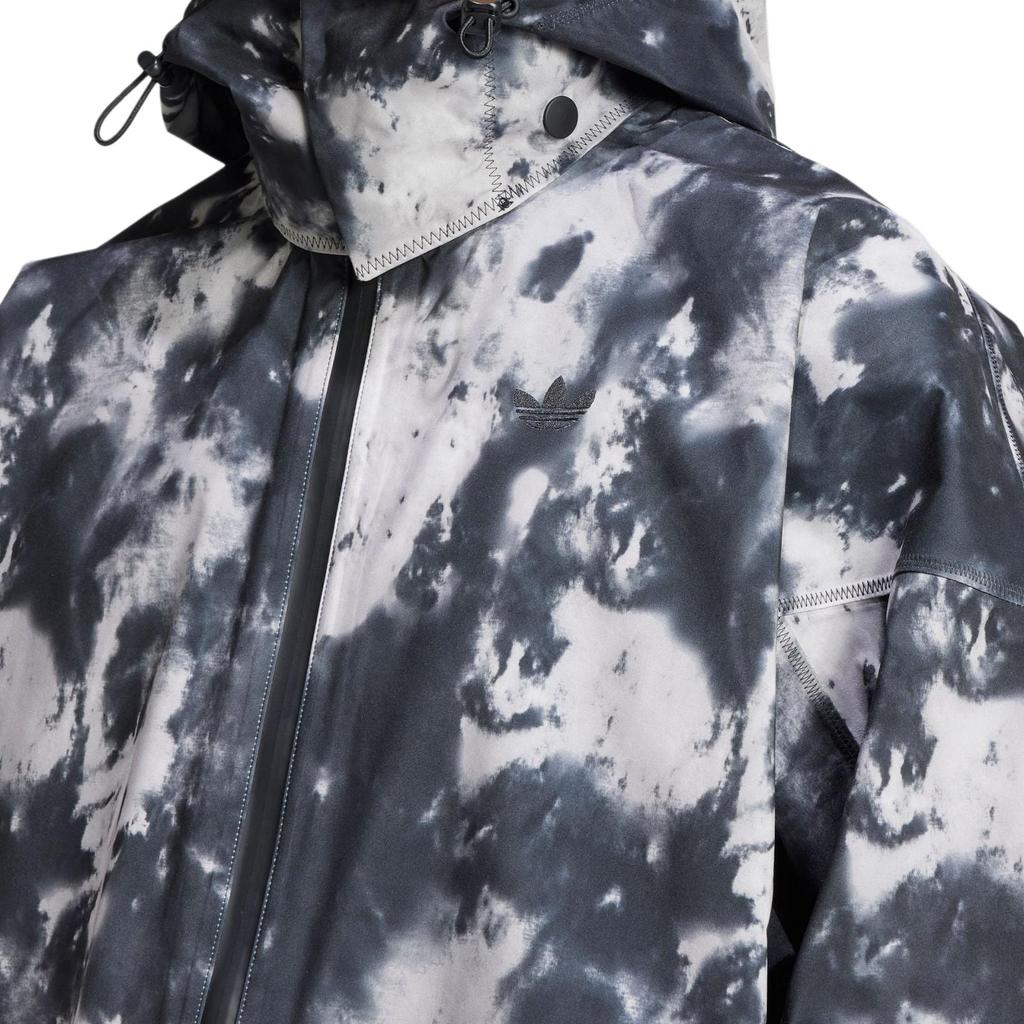 Adidas Originals FW24 Premium Scrambler Winddicht Atmungsaktiv Wasserdicht Sport Kapuzenjacke Herren Jacken Schwarz IZ4851