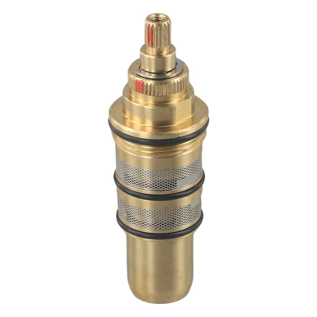Gold Thermostatic Cartridge Temperature Range 20 - 50 Degrees Celsius Built-in Thermal Element Good Stability For Rod Mixers