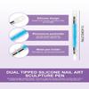 Solid Nail Gel Kit - Non Sticky Hard Gel Builder for Extensions