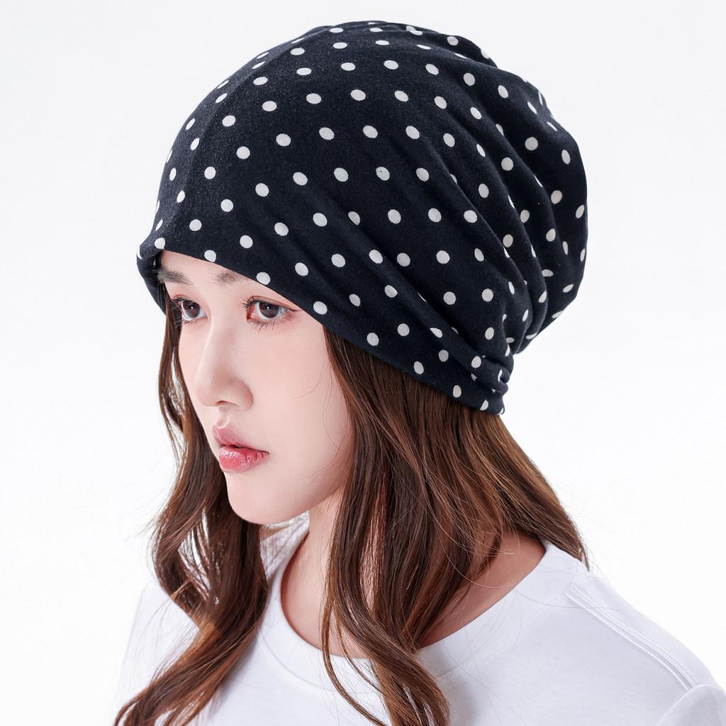 Momoji Mom Hat With Twist Design And Small Polka Dots For Sun Protection And Casual Wear