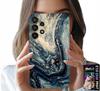 Samsung Galaxy A32 5G Tok - Kőszínű, Elegáns Mintájú Tok