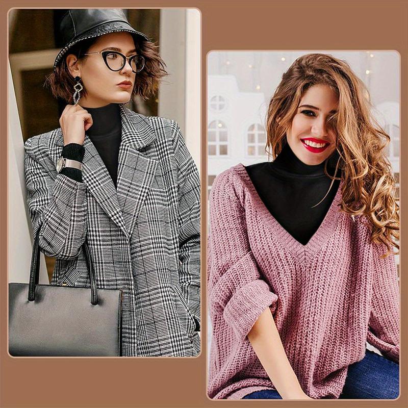 1PC Neck Protection Innerwear Fake Collar Soft High Collar Decorative Collar Scarf Cover Skin-friendly German Velvet Warm