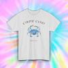 Cape Cod Crab Shirt | Nautical Coastal Graphic Tee S-5XL | New England Gift